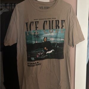 Ice Cube Graphic Tan T-Shirt